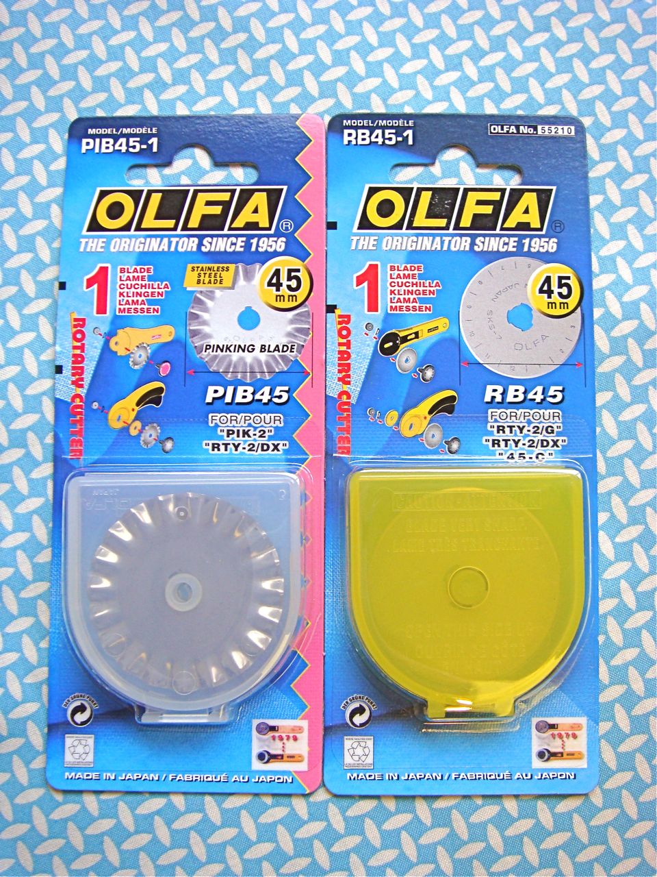 OLFA 18mm STRAIGHT Blade - 2-pc pack (RB 18-2) - Midnight Crafts